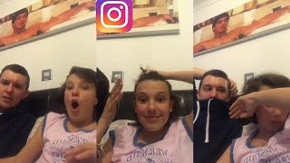 Millie Bobby Brown \& Charlie Brown - Instagram Live Q\&A 03-08-17