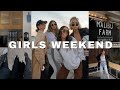 WEEKEND VLOG | girl time, coffee shops, lunch + dinner dates, trying facial yoga, movie nights