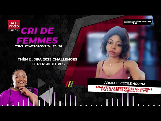 ABK RADIO -  CRI DE FEMMES  - ARMELLE CECILE -  19 07 2023