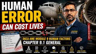 AME Module 9 Human Factors | Chapter 9.1 General Explained | Human Error, Murphy’s Law & Safety