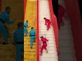 Sticky vs Slippery Stairs – Who Will Win? #mrbeast #SlipperyStairs#ViralChallenge#EpicFail #BroFails