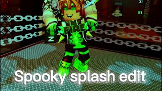 Spooky splash edit boxing league