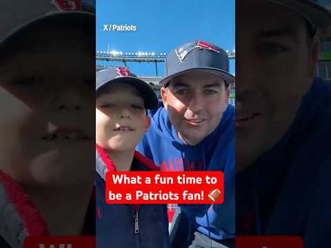Life is good for Patriots fans 👏