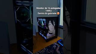 🔥 I put a MONITOR inside the CASE and it looks AMAZING!