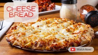 Cheesy Bread Recipe | Garlic Breadsticks Recipe | How to make breadsticks