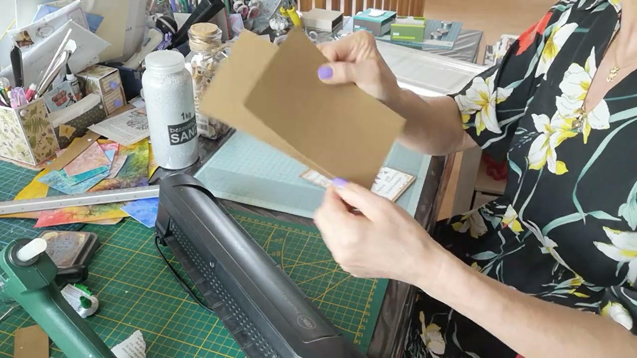 tuto carte SHAKER thème vacances à la mer 🏖️