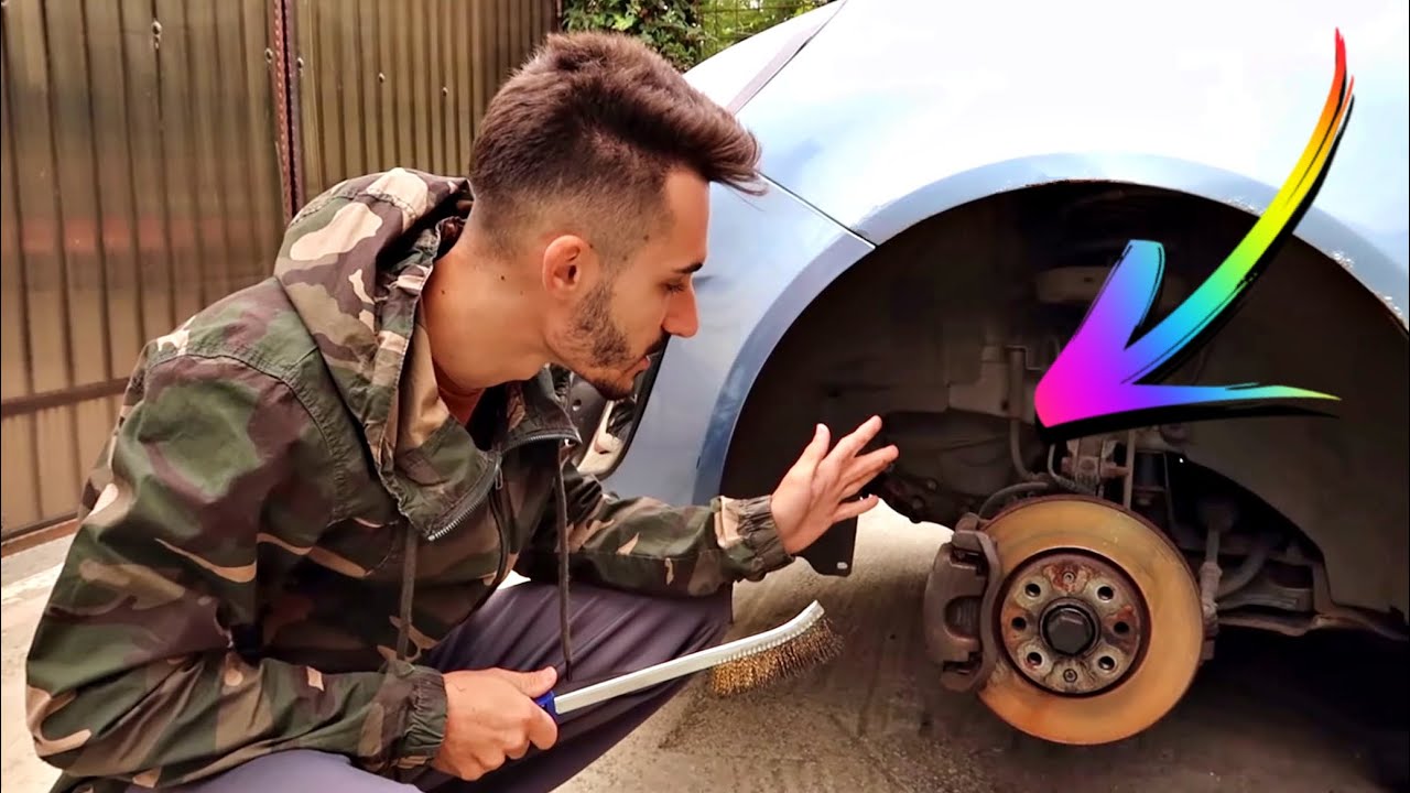 AM VOPSIT ETRIERELE LA MASINA CRISTINEI !!