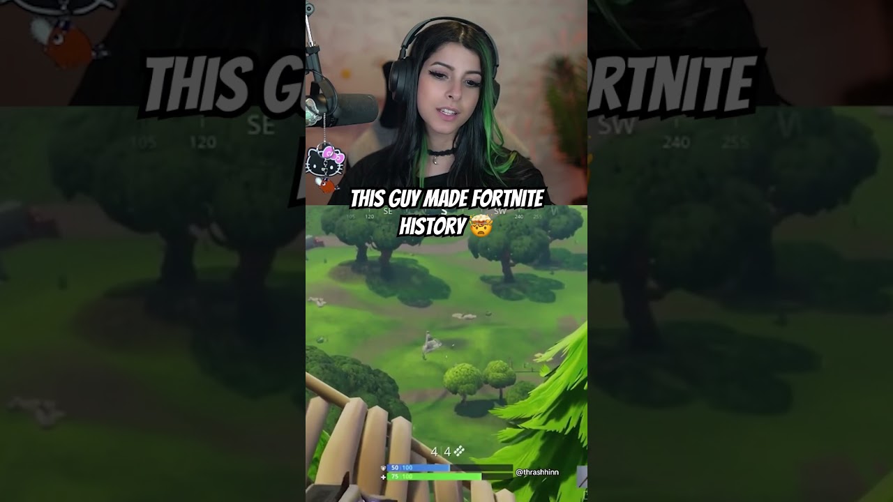this guy made Fortnite history 🤯 #egirl #reaction #fortnite #shorts