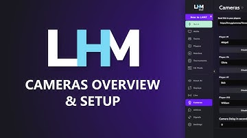 LHM.gg - Cameras Overview & Setup - Leading Esports Production Software