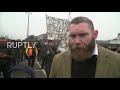 Denmark: Farmers stage tractor protest against govt decision to cull minks