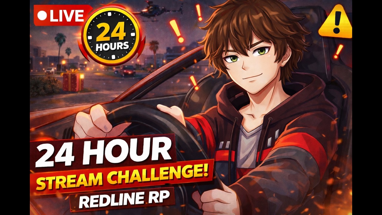 Attempting 24 hours in Redline RP! | Day 24 - YouTube