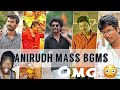 Anirudh Mass Bgm Collection | Top Anirudh BGMs, 3, VIP, Kathithi, Kakki Sattai, Maari, (REACTION)