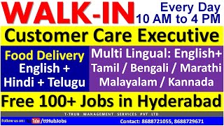 Free Jobs in Hyderabad | WALK-IN for Customer Care Executive | MALE / FEMALE | HRHNext | ttHub Jobs
