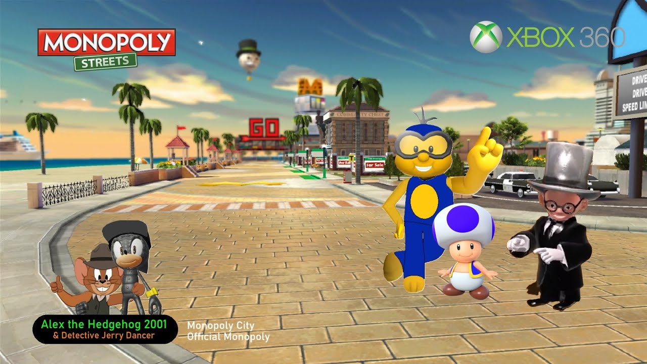 Monopoly Streets (XBOX 360) - Monopoly City, Official Monopoly