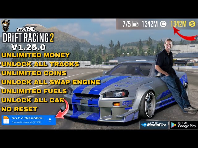 CarX Drift Racing 2 Mod V1.25.0 Mod Menu Unlimited & Unlock All Bisa Main  Multiplayer 