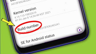 What is Build Number | Hidden Thing In Build Number Samsung a32 / a42 screenshot 4