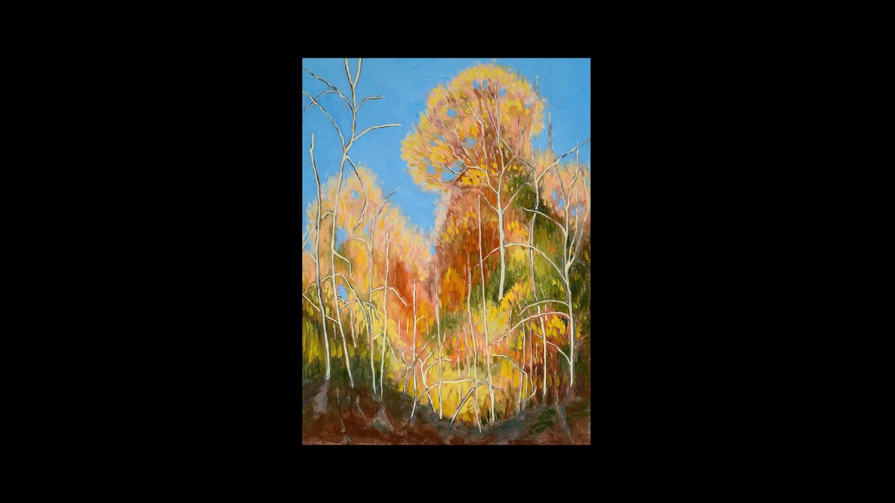 Autumn Trees - A Painting
