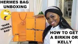 HERMES BAG UNBOXING | HOW TO GET A BIRKIN OR KELLY | *RARE HERMES BAG* | Fashion's Playground