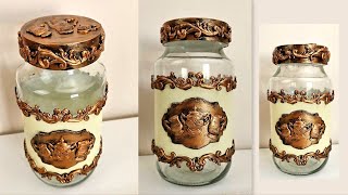 Best Idea from recycled Glass jar/Diy kitchen decor