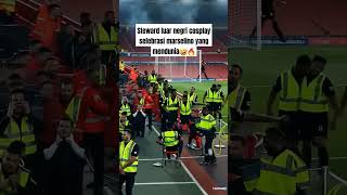 Steward Luar Negri Cosplay Selebrasi Marselino timnas timnasindonesia trendingshorts marselino