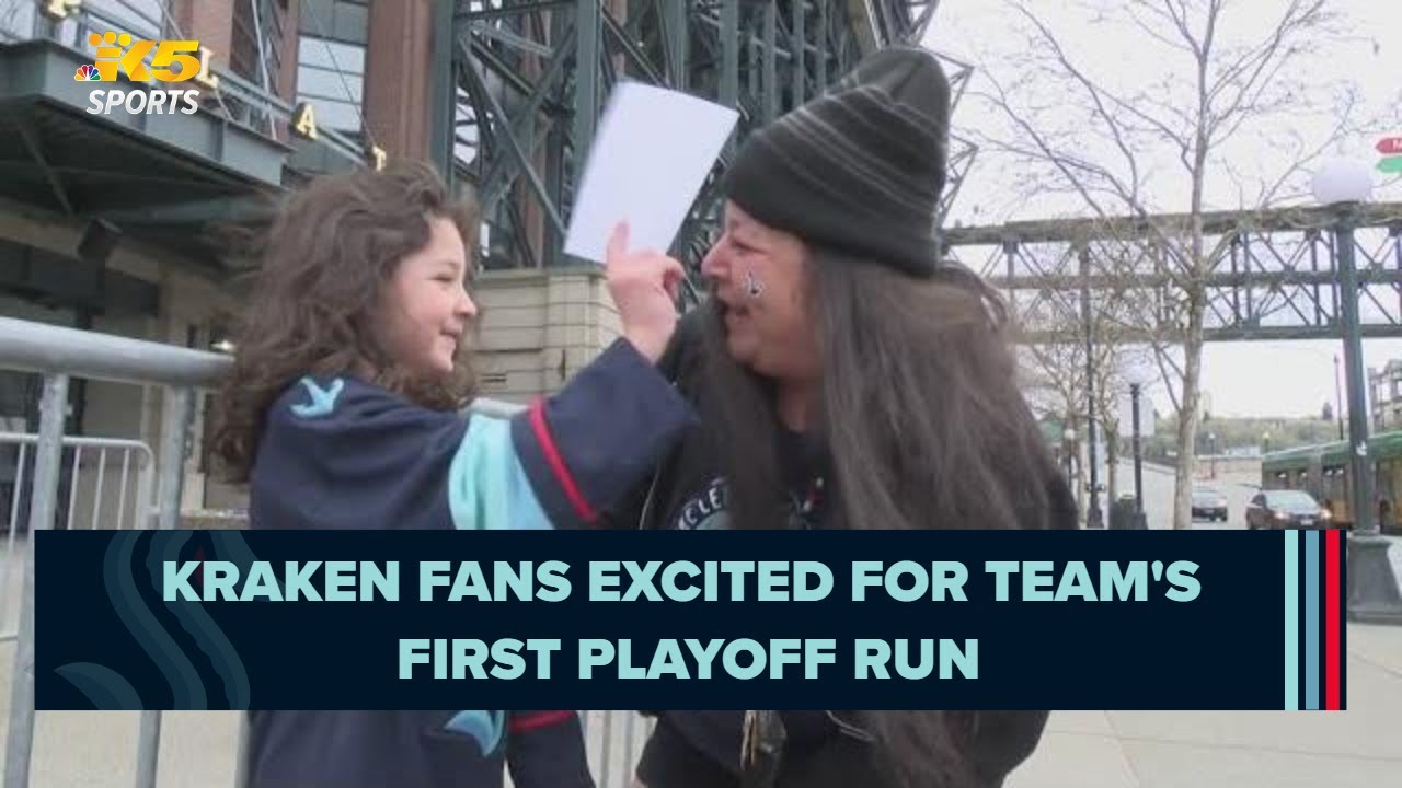 They've got me forever': Kraken fans celebrate the team making the  post-season