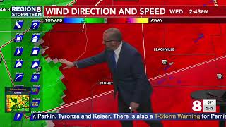 KAIT Region 8 News Jonesboro | Tornado Coverage (April 13th, 2022)