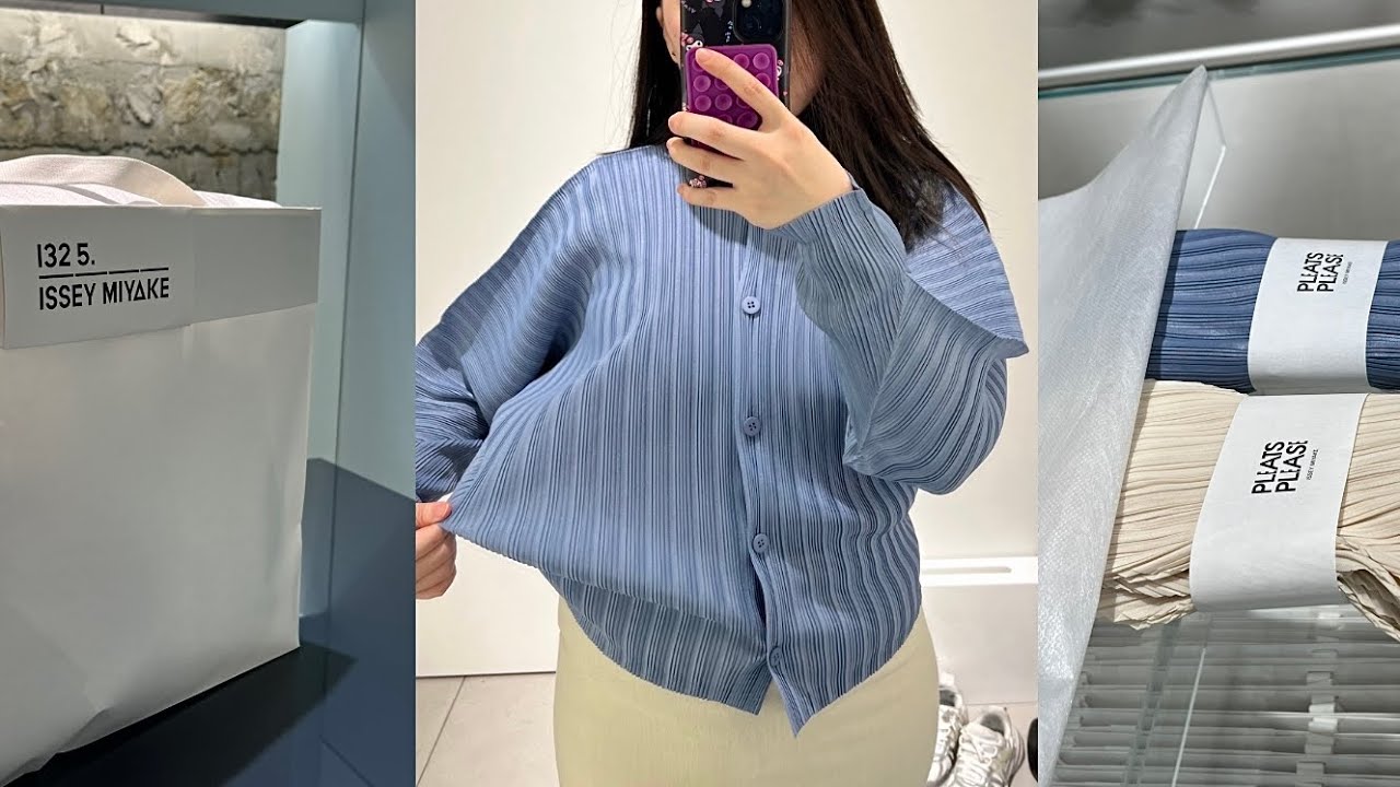 ISSEY MIYAKE 132 5. PLEATS PLEASE 이세이미야케 도쿄 매장 쇼핑, 플리츠플리즈 스카프 