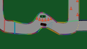 Top-down car ai made with godot engine