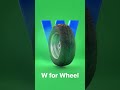 Learn English Alphabet Letter W | W for Window 🪟 | Watch ⌚ | Wheel ⚙️ | 3D Kids Video