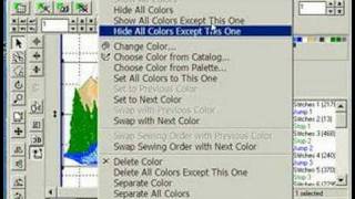 Embird Spliting One Color