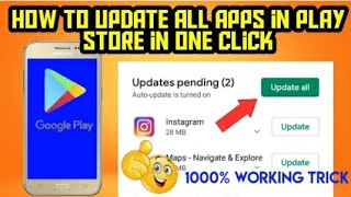 how to updates all apps in just one click | how to update all play store apps in just a single click screenshot 5