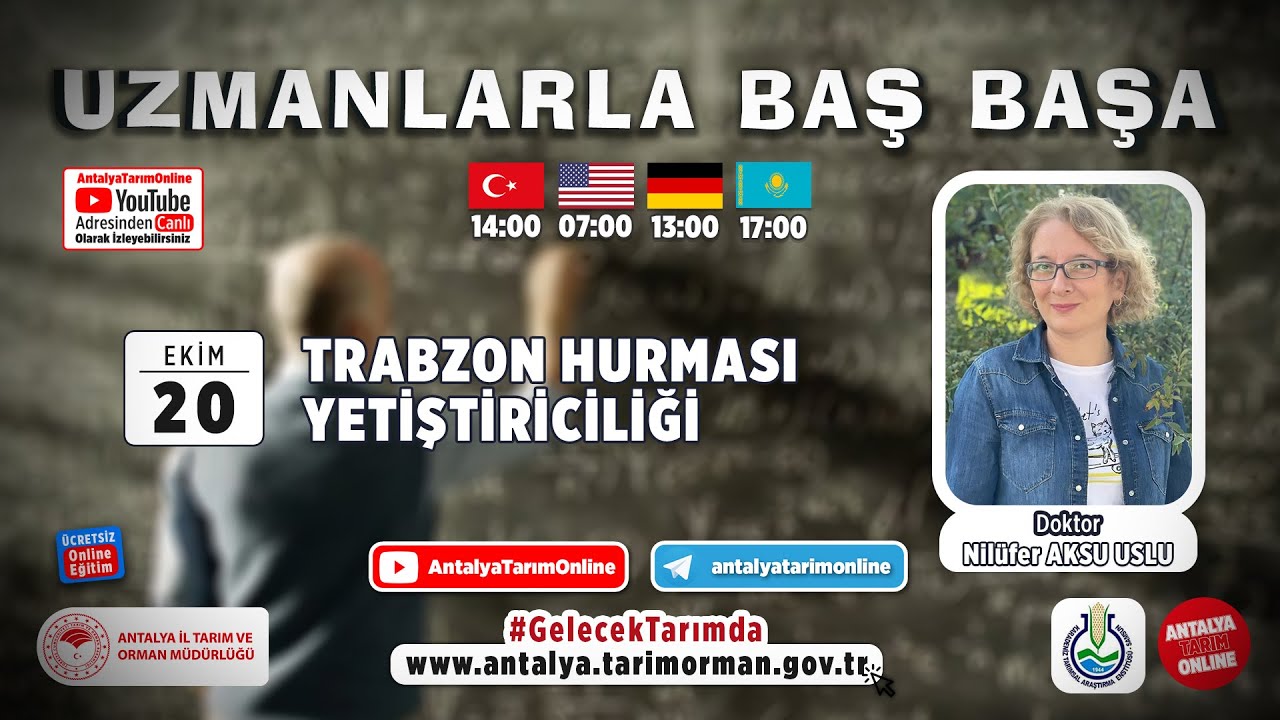 Uzmanlarla Baş Başa 105. Bölüm- Trabzon Hurması Yetiştiriciliği