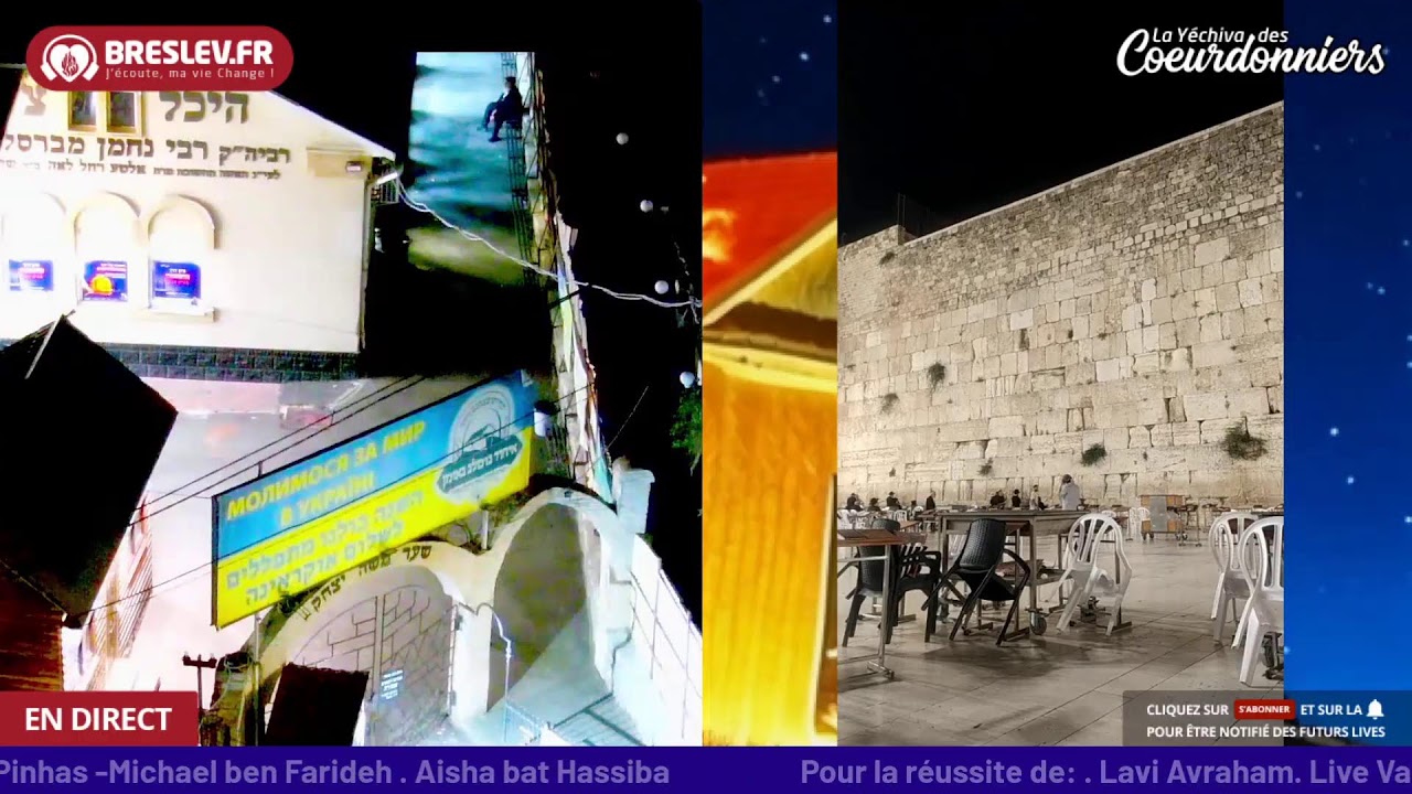 Tikoun haclali ensemble - Breslev - 7  juillet