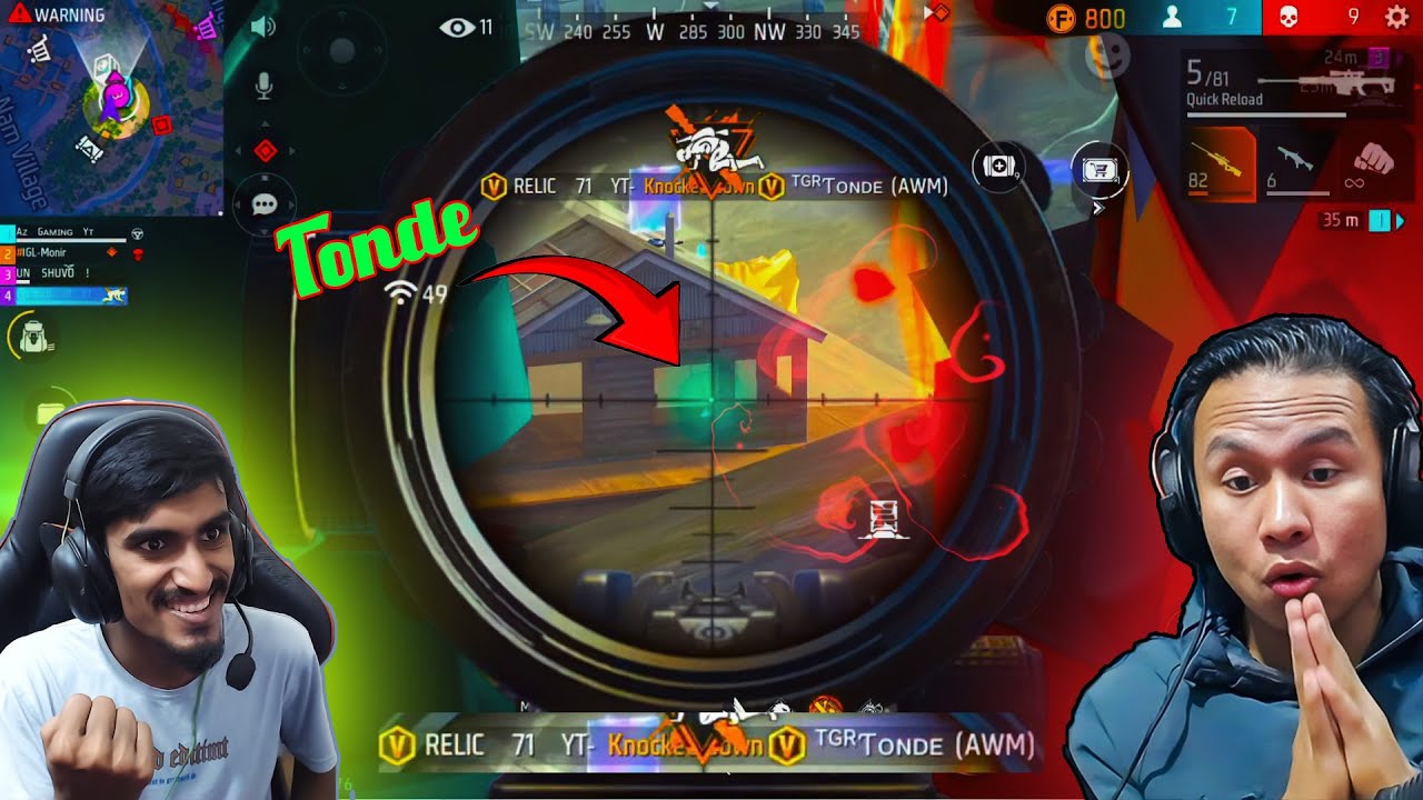 Grandmaster Lobby Kiska Hain 😨 TONDE GAMER VS RELIC71YT 💪