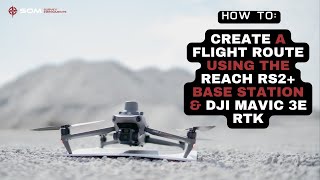 How to create a flight route with DJI Drone Profile