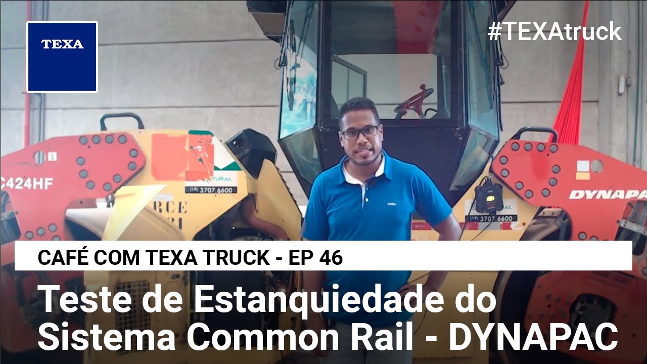 Teste de Estanquiedade do Sistema Common Rail - DYNAPAC | CAFÉ COM TEXA TRUCK - EP 46