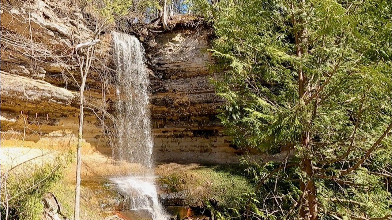 Munising Falls, Munising, Michigan - YouTube