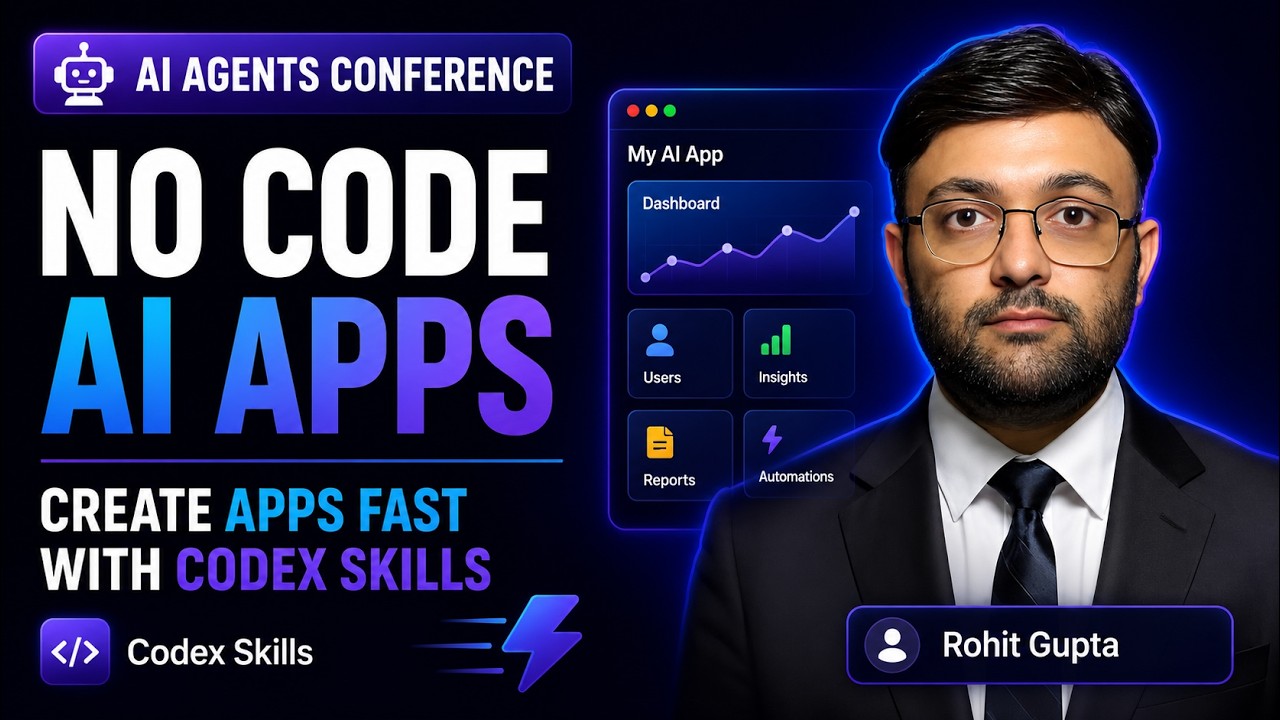 No Code AI Apps Create Apps Fast with Codex Skills
