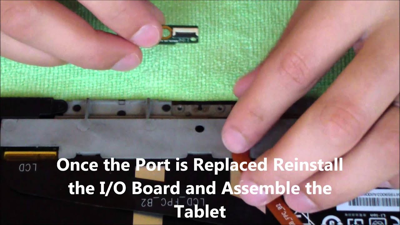 HP Slate 10 Disassembly for Micro USB Port Repair YouTube