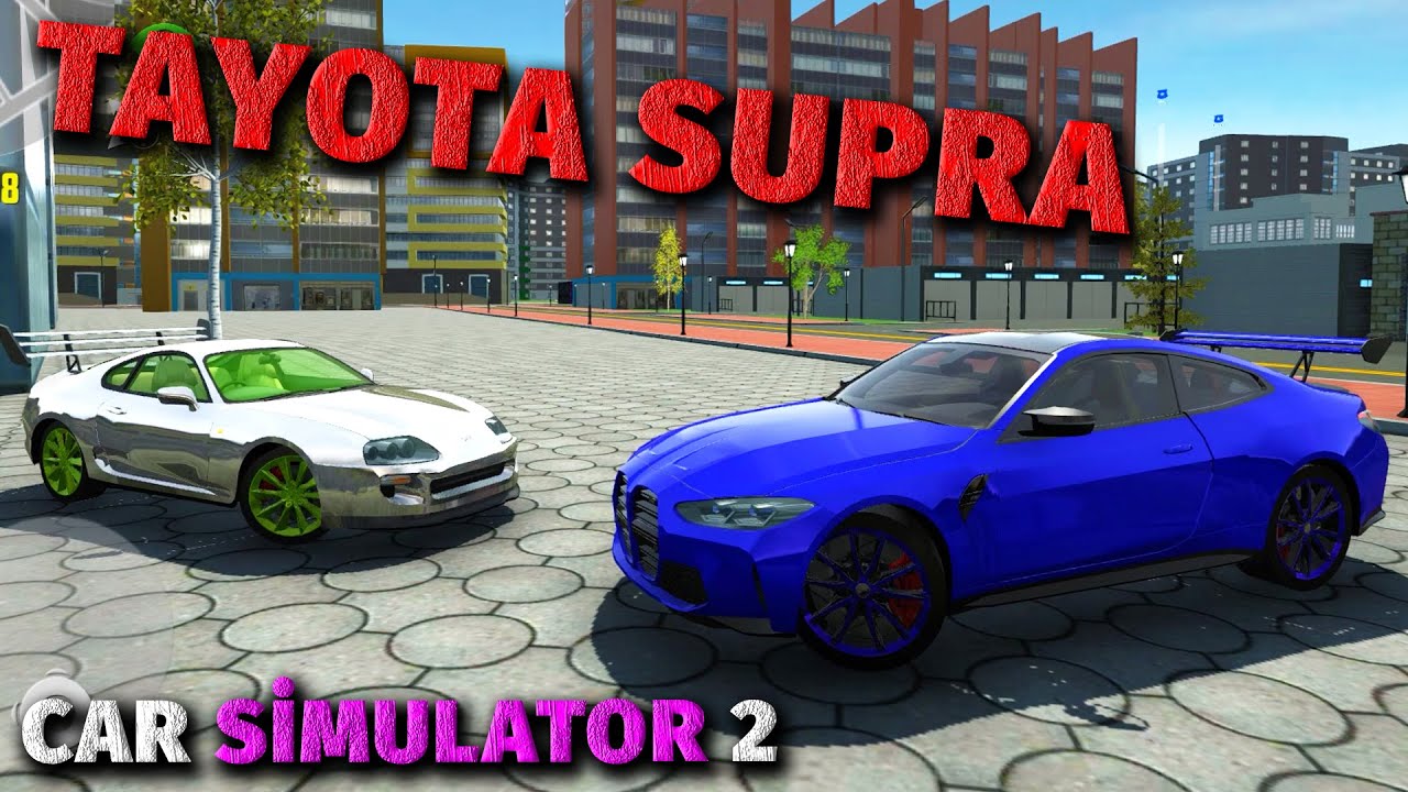TOYOTA SUPRA ALIB YIĞDIM, YENİ MAŞINIM | Car Simulator 2 | Maşın Oyunları | #sahmarehmedov