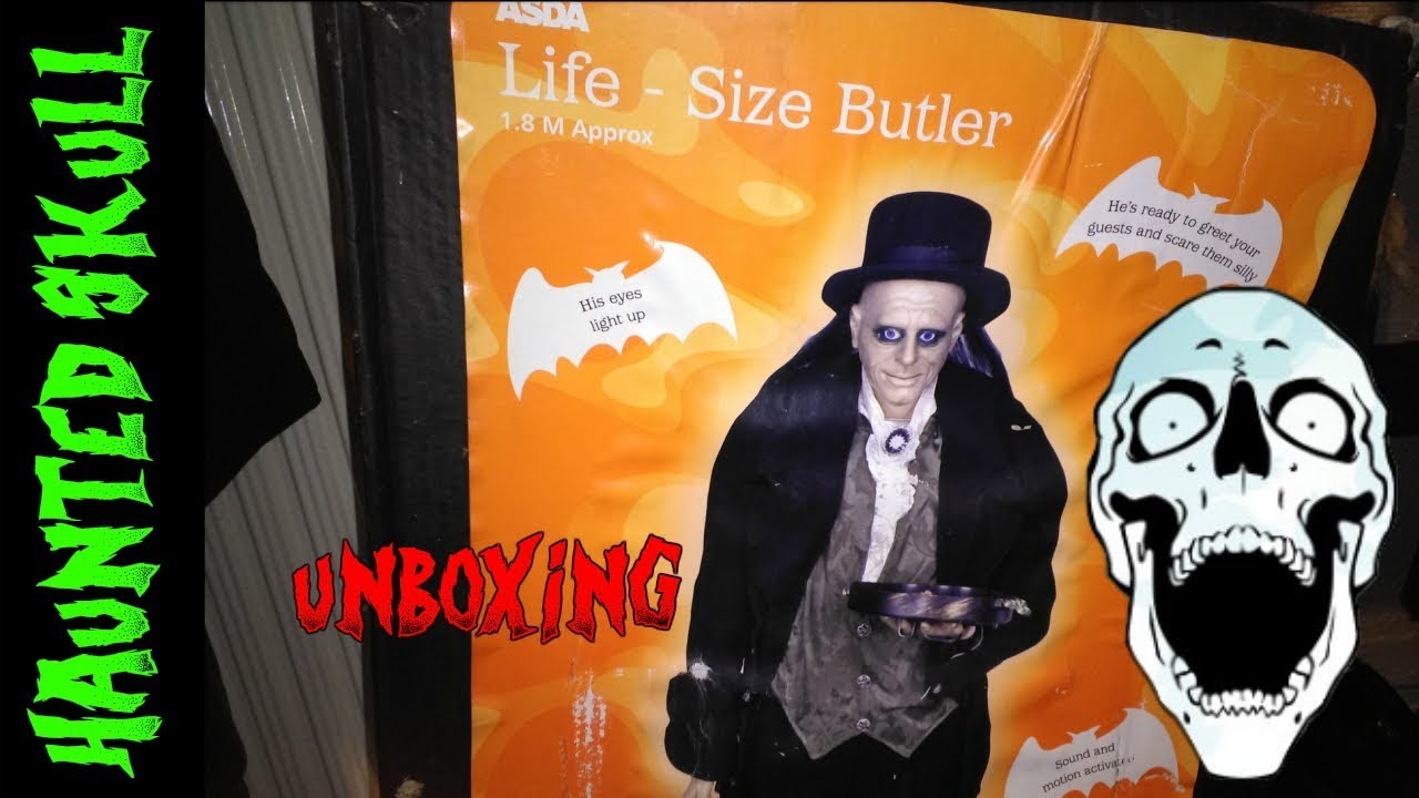 ASDA Halloween 2009 Life Size Butler (Gemmy) Unboxing! YouTube