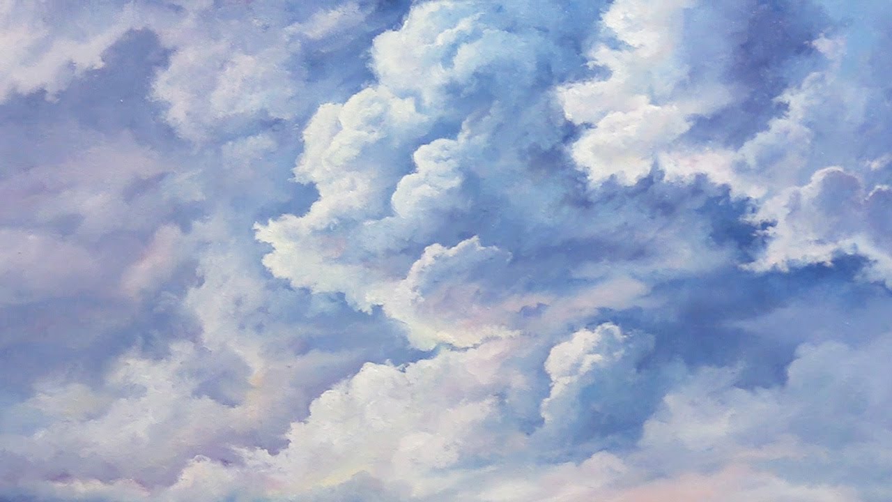 A Cloudy Sky Paint With Kevin Youtube