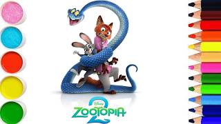 Zootopia 2 Coloring Book Relaxing Coloring ColorTogether