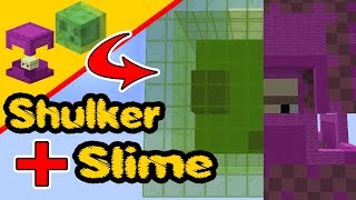 Minecraft Shulker - Minecraft Slime - Minecraft Statue build, PS4, XBox, PC, Pocket Edition, Switch