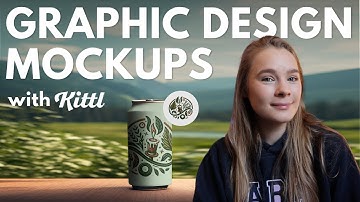 EASY MOCKUPS | Create & Present your Graphic Design Work to Clients Using Kittl Mockup Generator