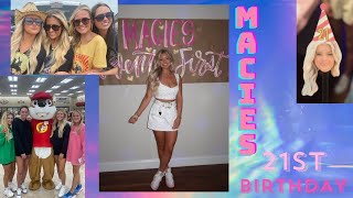 MACIE&#39;S 21st BIRTHDAY VLOG // sign night, Auburn rodeo, Buc-ee&quot;s