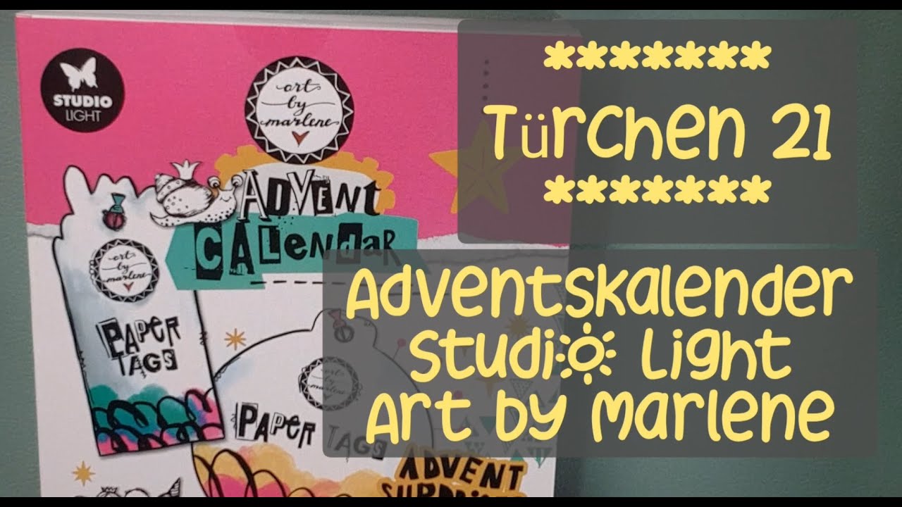 Türchen 21 Adventskalender 2022 Studio Light Art by Marlene YouTube