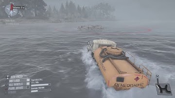 MudRunner: Map CROSSING - How to cross easily this big river!