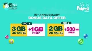 15th Anniversary Bonus data bundles from FRiENDi mobile! screenshot 5