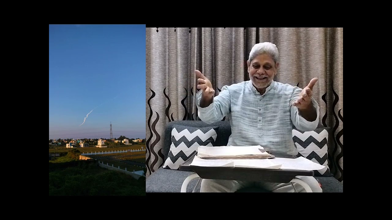 Dad's comedy performance celebrating ISRO satellite launch